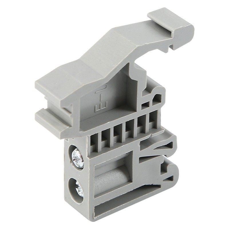 接线端子E/UK排固定件E-UK塑料终端堵头C45导轨UK2.5B固定座200只