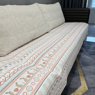 【时尚沙发垫尺寸】六层纱布全棉软席100*240cm 120*220cm