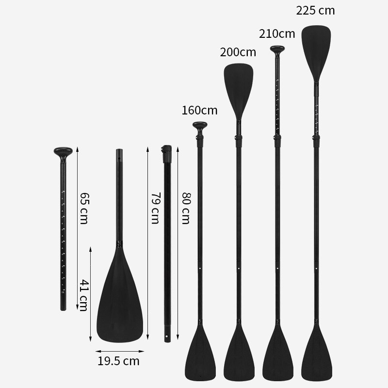 可单双两用桨板SUP划水桨把加厚皮划艇铝合金桨加固单头成人船桨