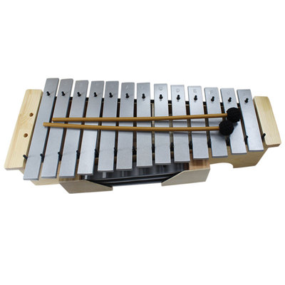 奥尔夫打击乐器13音箱体式变调高中低音红木木琴铝板琴敲音乐教室