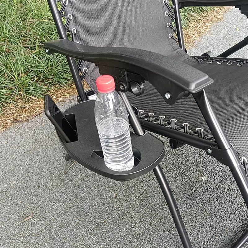 午睡靠椅置物盘躺椅靠椅托盘露营配件折叠椅杯架手机架工具