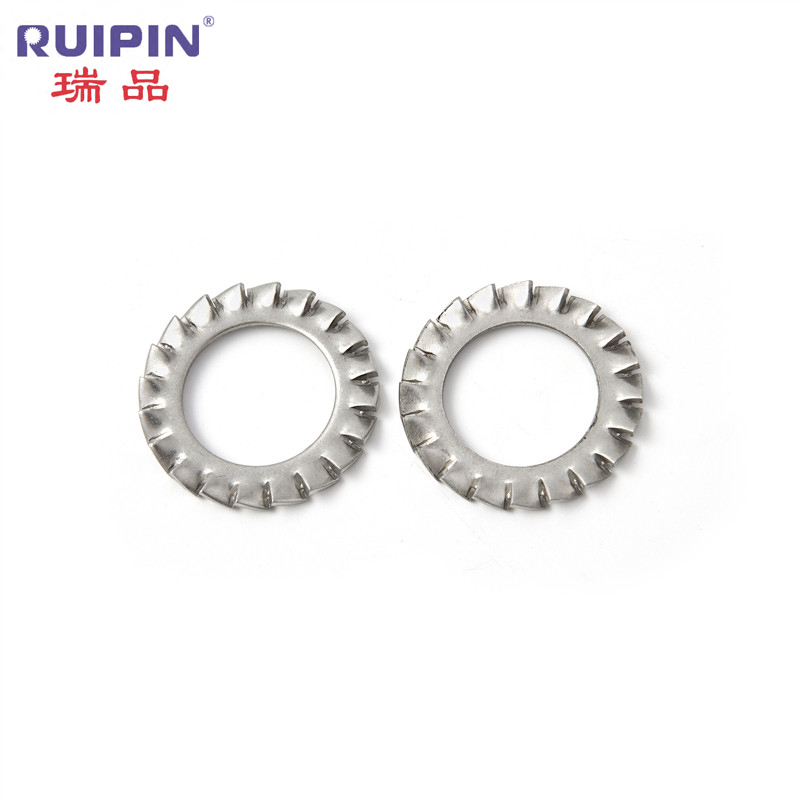 不锈钢201 外多齿垫圈 外锯齿内垫圈锁紧垫片 M3-M14