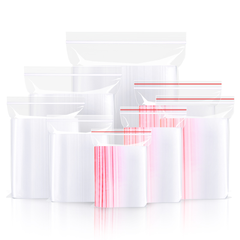 40*60cm加厚透明自封袋封口袋子密封袋食品PE大号保鲜塑料包装袋