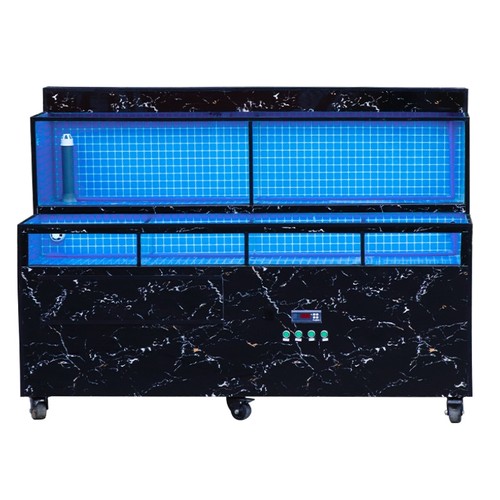 海鲜缸贝类池一体移动饭店海鲜池商用海鲜养殖缸带恒温水循环