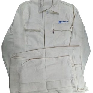 中核集团五公司纯棉加厚电焊服来样绣字电焊服工作服防火防烫耐磨