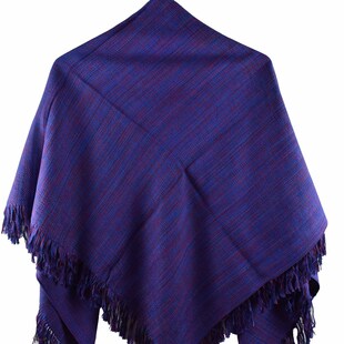 云南丽江摩梭手工纯棉方巾民族风旅游空调披肩围巾两用多色可选