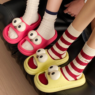 室内家居卡通K可爱软底防滑凉拖鞋 夏季 女外 女2024新款 踩屎感拖鞋