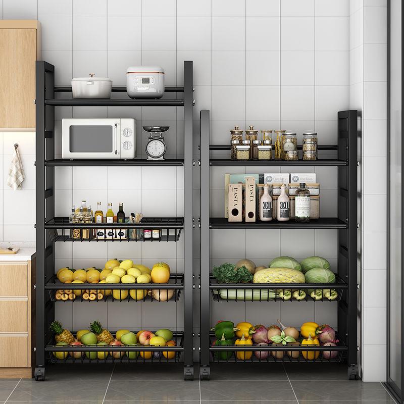 房置物31856架菜篮子落厨地多层微纳波炉收架子可移动多菜功能蔬