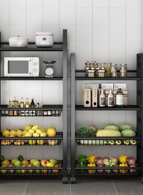 房置物31856架菜篮子落厨地多层微纳波炉收架子可移动多菜功能蔬