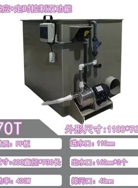 转微滤机鱼池过滤自设IXU备10过滤器水产养殖超吨滤机动反冲鼓洗