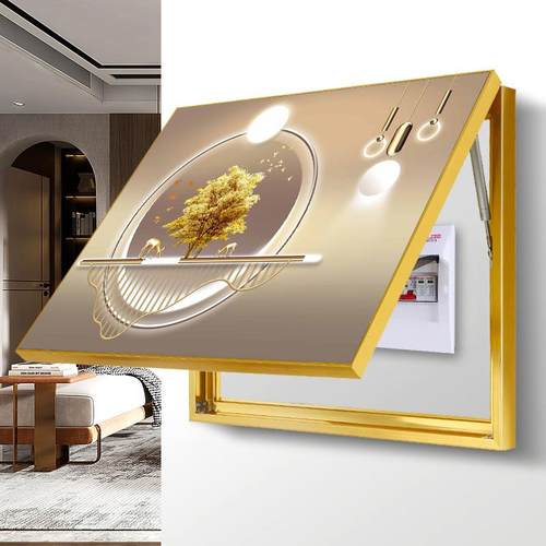 电箱装饰画现代约配简电电箱挂表F768J画遮挡电闸箱盒总开关客厅