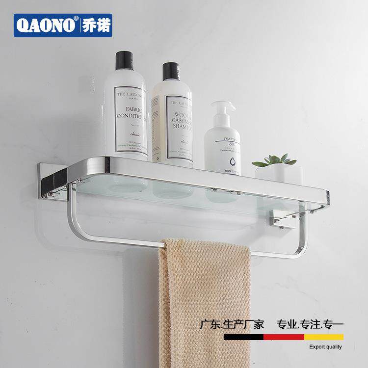 璃物架挂件酒店置工玻程浴室置物架酒店工程厂家72583直销亮光色S