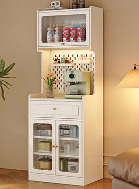 木餐柜一体小户型简约厨房边收纳储物实XGA简带易抽屉靠墙窄型高