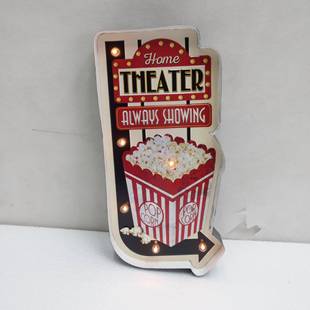 美式风复古皮酒吧挂饰品挂件工业led灯厅铁画店铺餐墙面装饰品墙