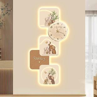 玄关装 29厅走光廊过L道 饰画入户正门对壁画大象ED发灯画客111HX