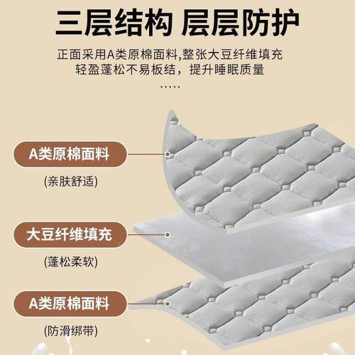 床垫软垫家保用室滑暖垫被ltao7527褥子防床卧护垫床单人床盖炕单