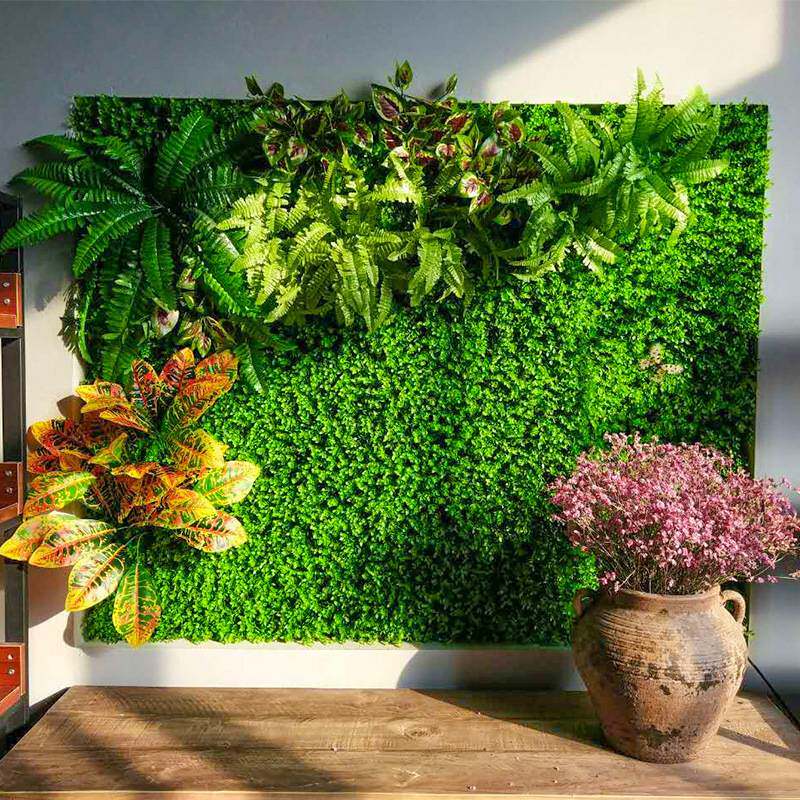 绿植墙花墙假草坪墙面塑料草皮阳台装饰室内绿化墙创意仿真