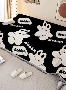 沙盖布结婚喜子庆红色喜pxx10037字四季通用全包毯防滑冬季沙发垫