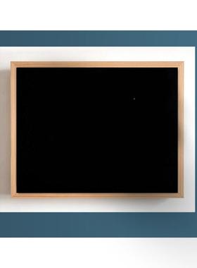 OFD留言板F766JHJJ磁吸黑板装饰可翻遮挡电表箱挂画免打孔9实木框