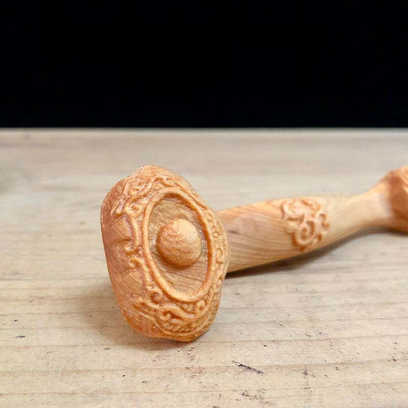 太行崖柏木雕手把件小摆件如意挂件家居装饰中式摆设送礼工艺品