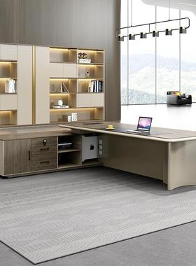 2025新台款老HS-ZY-板桌臻选大设计款组轻奢烤漆班桌椅合主管桌高