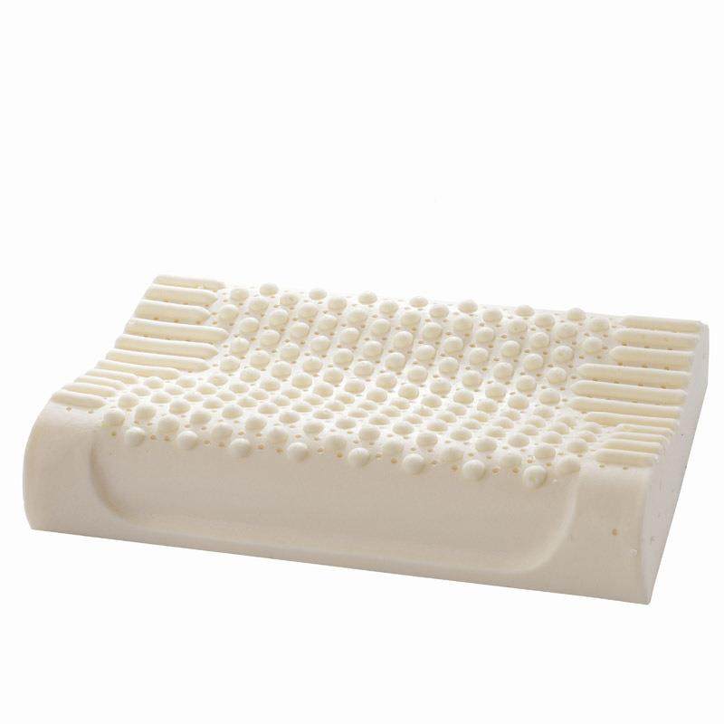 泰大颗60*40按粒护肩护摩乳胶枕60*40按规格颈国乳胶枕