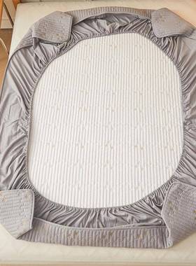 A防全水隔尿原棉豆大夹棉类床笠RLD席梦思床垫保护套包边床单三件