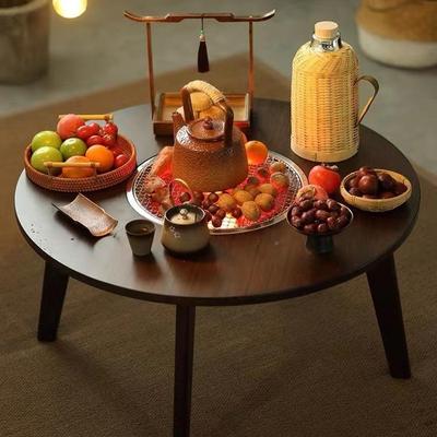 飘桌子LAZ炕桌榻米榻茶桌小小茶几炕几日式围炉茶桌围窗炉煮茶炭