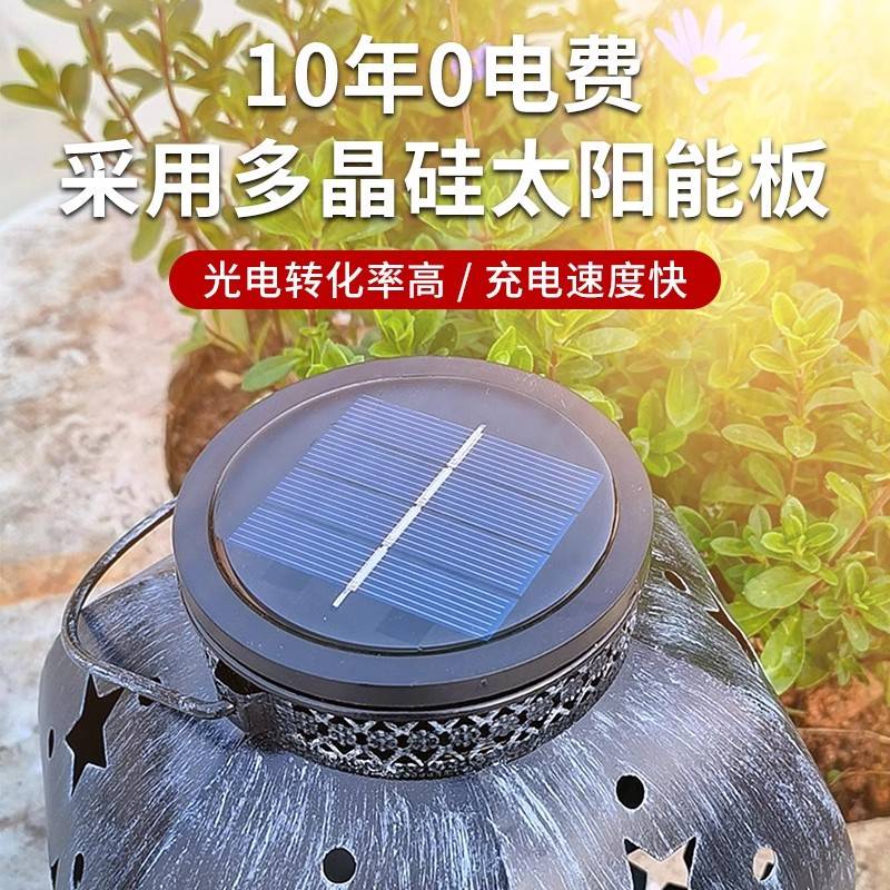2025新款太阳能小夜灯户外防水庭院阳台花园造景布置星星光影挂灯