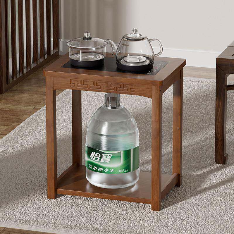 茶桌家用小茶台边柜侧水柜实泡茶吧茶几水烧壶一体桶ZJ-C26架茶水