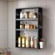 H6K房置物架调节调味料架厨上多功能壁挂式 可免打孔墙多698层收纳