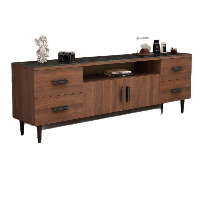 实复古电柜客木厅GHV视茶几置物柜合家用简约大容量小户型电视组