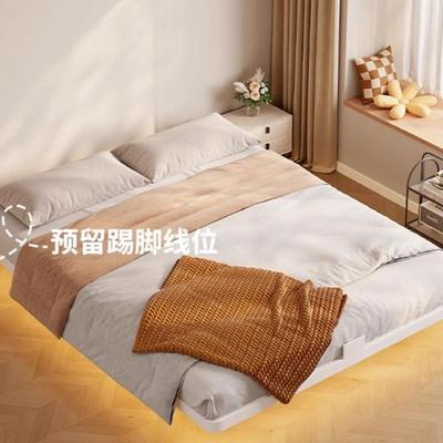 床1800mm*2悬浮铁艺家用排骨床架架小户型出租房1.5m单双人床无床