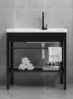 支架陶盆工厂校宿28751舍洗陶衣盆多功能瓷一体盆带龙头厂学家直