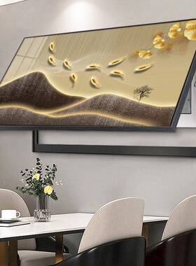 鱼画图大尺寸OAY电表箱装饰免打孔电闸配电箱遮总开关挡盒幅大挂