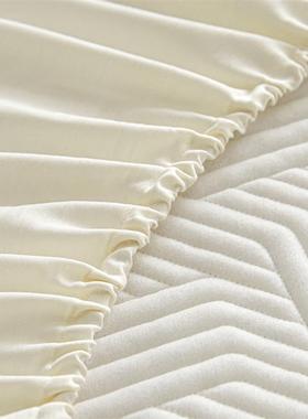 纯JM-20250棉床垫笠单全棉加水厚夹棉四季通用防隔件尿席梦思床保