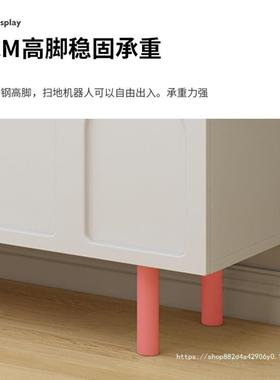 奶油风客电视柜几一体组合约现代法式小茶户简型实木GYL白色电视