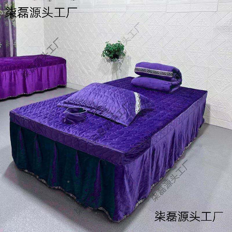 院泰式床大按摩床带洞大罩宽加1.2床1米加pTeTnJH8床床罩足浴床单