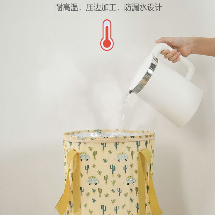 脚带盖防漏袋腿小深家用过可折叠泡脚桶桶水盆保温便携洗旅行神器