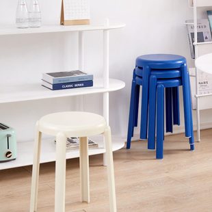 板凳用放防滑塑料叠椅子风车简约北欧加厚客厅备成人凳可凳子家用