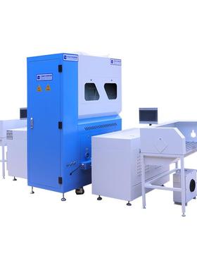 高尔夫运动休闲羽绒服充绒厂供上海福大412D双头充羽绒机