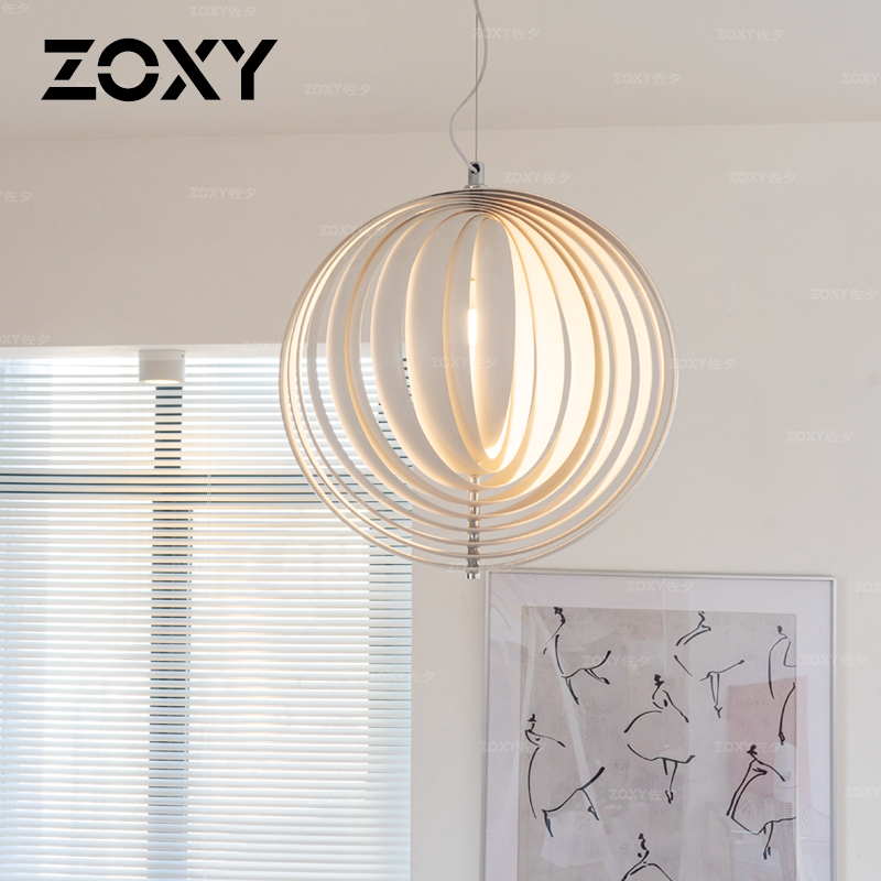 zoxy佐夕 verpan moon月亮吊灯 北欧丹麦中古insU书房卧室房间灯