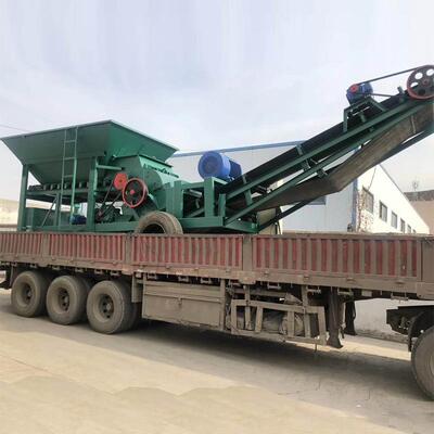 低价处理大型30T/H移动破碎机商用电煤移动式石块破碎制沙机厂家