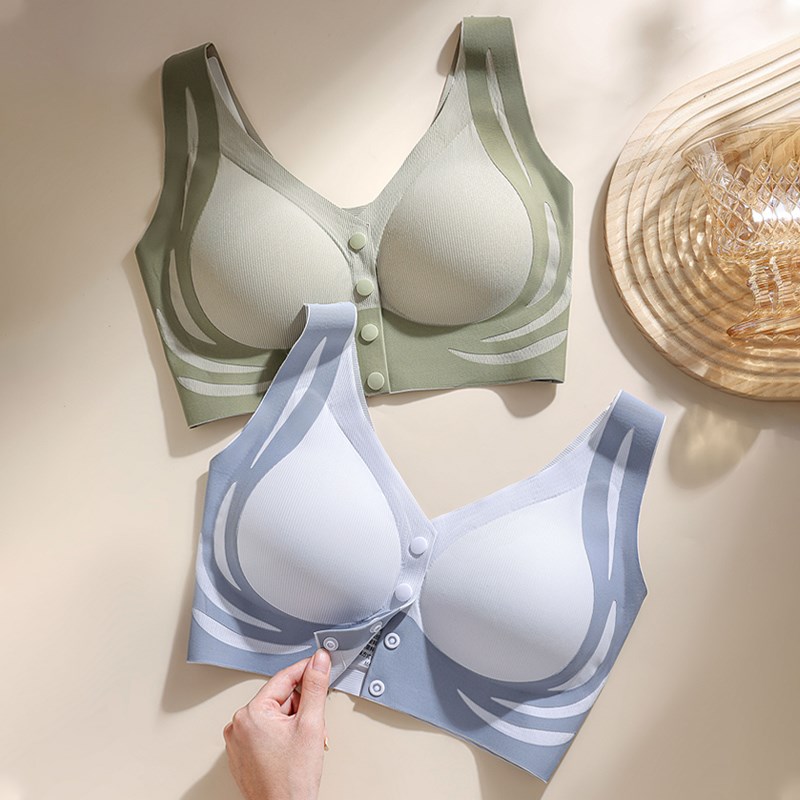 哺乳内衣产后哺乳专用大胸提拉防下垂聚拢大尺码孕妇怀孕期两用文