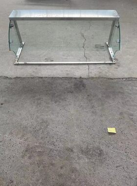 保温售饭台钢化玻璃罩凉皮柜凉菜台蛋糕展示O柜熟食柜面点柜玻璃