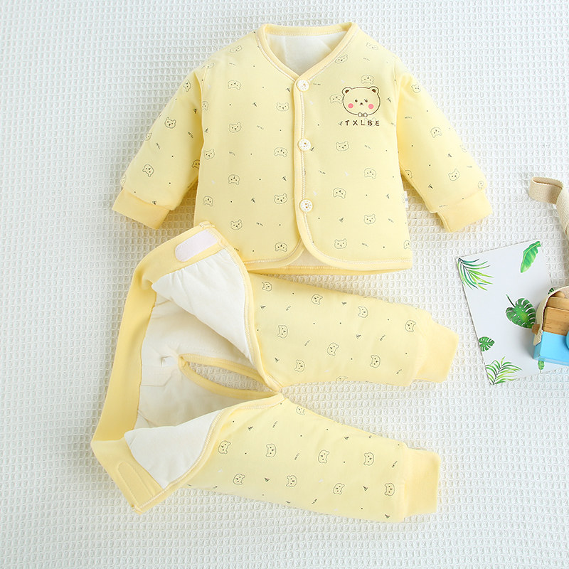 新生婴儿棉衣加厚保暖套装0-6月男女宝宝夹棉魔术贴分体开裆秋冬,童装/婴儿装/亲子装,棉袄/棉服,淘宝优惠券,粉丝福利购,淘宝优惠卷