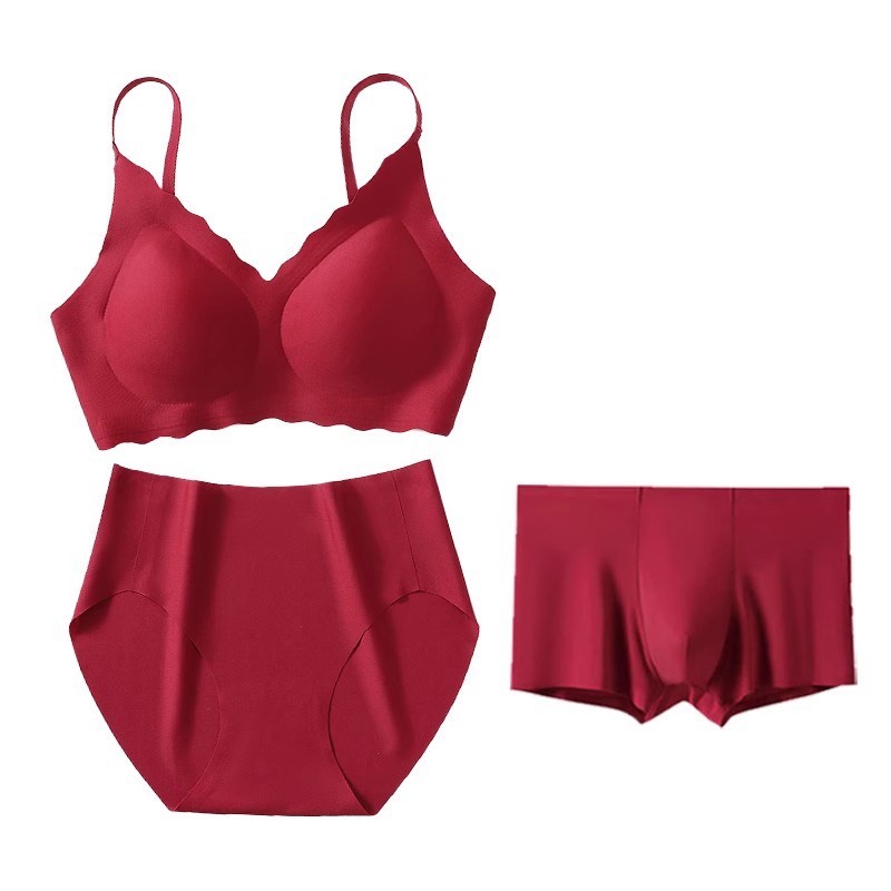 红色结婚内衣红内裤套装新娘新郎孕妇女新婚情侣陪嫁男衣裤袜一对