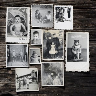 民俗老物件怀旧收藏老照片知青下乡黑白相片装饰旧货收藏品摆件