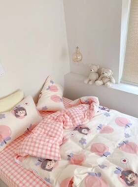 褥子套单件被套200x230全棉单人被罩150x200学生宿舍180x200