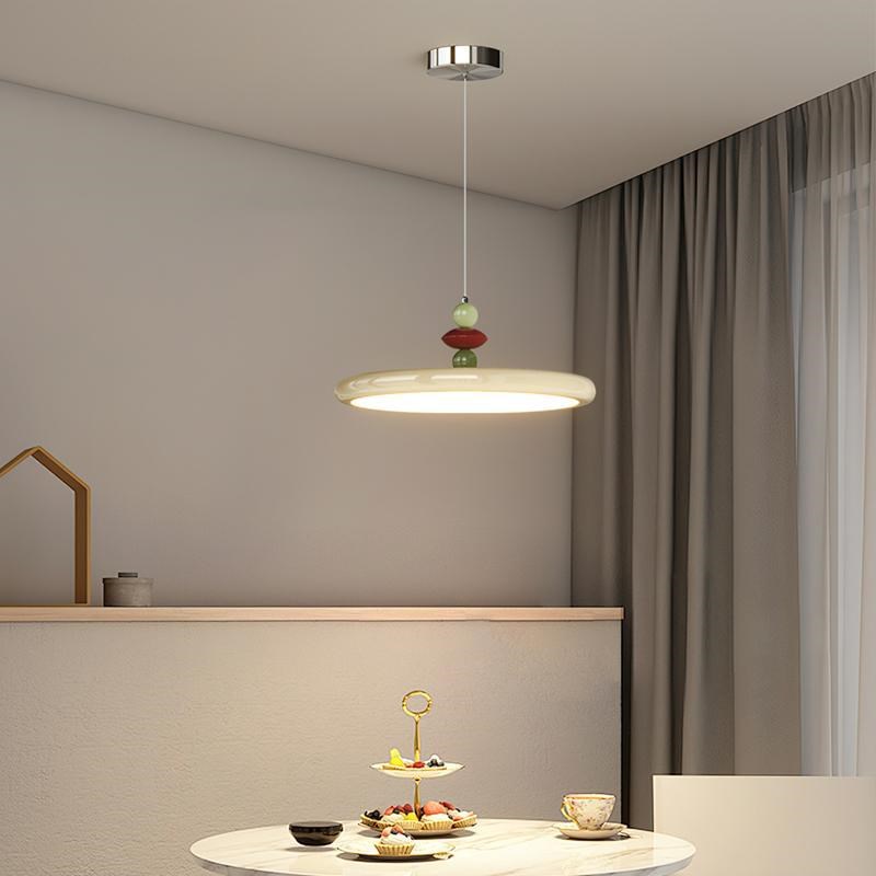 餐桌吊灯2024新款可移位摇臂法式奶油风餐厅吊灯U高档吧台吊线灯